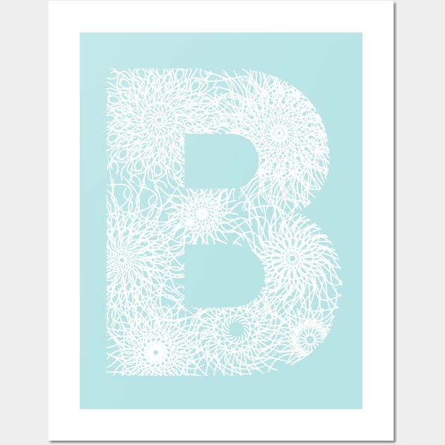 Letter B Wall Art by Hip Scarves and Bangles